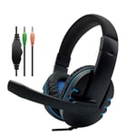 Gaming Headset, Gaming Headphone 3.5mm jack and Surround Sound Over Ear Headphones with 40 mm driver, Noise Canceling Microphone for PS4 Xbox One Nintendo Switch PC