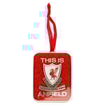 Liverpool This Is Anfield Glitter Juldekoration - Röd - Liverpool FC, storlek One Size