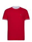 Original Penguin Org Piq Tee Ribbed T Röd