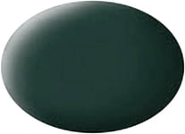 REVELL - Matt black green acrylic paint 18 ml pot -  - REV36140