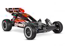 Traxxas Bandit 2WD 1/10 RTR TQ Röd  Med USB-C laddare/7 cell NiMH 3000mAh*