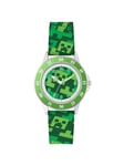 - Minecraft Creeper Green Printed Strap Quartz - Ur