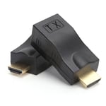 Extendeur D'adaptateur HDMI vers RJ45, Connecteur R&#233;seau Ethernet Extendeur HDMI Cat5e Cat6 pour Projecteur de Moniteur DVD TV HD TV HD