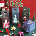 5pcs/set Mix Types Snowflakes Candy Gift Bags Snowman Christmas A
