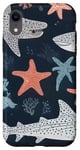 iPhone XR Cool Coral Reefs and Seashell Ocean Design Case