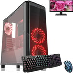 Ultra Fast Quad Core Desktop Gaming PC Computer Bundle 4.2GHz 8GB 1TB AMD SPR 1