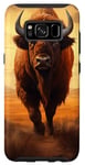 Coque pour Galaxy S8 Bison, buffle, animal sauvage