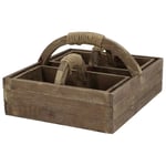 Chic Antique Denmark Låda med Handtag 2 Rum