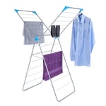 Minky X Wing™ Indoor Airer 15m Drying Space - Silver
