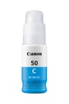 Canon GI 50 C - Cyan - original - ink refill - for PIXMA G5050, G6050, G7050, GM