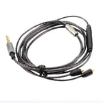 For Shure Se215/se425/se535 Mmcx Audio Headset Cable Cord W/mic