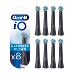 Oral-B iO Ultimate Clean borsthuvuden 8 st, svart