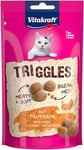 Vitakraft Triggles - Friandise pour Chat à la Dinde - Sachet de 40 g