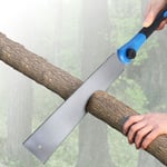 Scie à main double face de style japonais,scie à main rapide,dents aiguisées,exploitation forestière domestique,scie à tenon de jardin,travail du calcul
