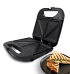 Geepas Toastie Maker 2 Slice Sandwich Toaster Machine Non-Stick Easy Clean 800W