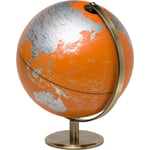 2 stk Globus med lys, oransje