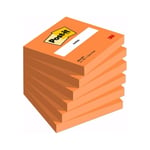 Post-it® Post-it Klistrelapper 76x76mm (6-pakk), Orange