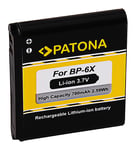 Patona Batteri for Nokia BP-6X 8800 8801 8800 Sirocco 8800 Sirocco Edition 8800 600103176 (Kan sendes i brev)