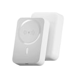 Forever MagSafe Trådlös Powerbank 10000mAh 20W - Vit