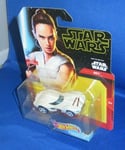 DISNEY STAR WARS RISE OF SKYWALKER REY COLLECTOR HOT WHEELS CHARACTER CARS