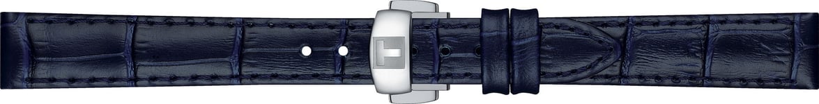 Tissot Klockarmband T600049328 Läder Blå 14mm