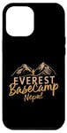 Coque pour iPhone 15 Plus Everest Basecamp Népal Mountain Lover Hiker Saying Everest