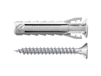 Fischer 568208 Screw Anchor / Wall Plug 50 Pc(S) Screw &Amp  Wall Plug Kit