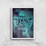 Stranger Things Test Subject Giclee Art Print - A2 - White Frame