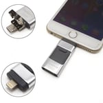 MFi Clé USB 3 en 1 certifiée 512 Go pour iPhone/USB/USB C, haute vitesse  pour augmenter l'espace de stockage de données, compatible avec iPhone,  iPad