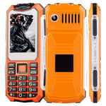 Téléphone Incassable Gsm Dual Sim Caméra 2g Bluetooth Flash Jack 3.5mm 2' Orange
