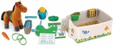 Melissa & Doug Horse Care Playset, Pretend Play, Toy, Accessories, Age 3 Years +