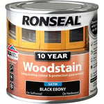 Ronseal 10 Year Woodstain Black Ebony 250ml