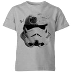 Star Wars Command Stormtrooper Death Star Kids' T-Shirt - Grey - 9-10 Years