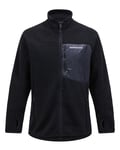 Peak Performance Pile Zip Jacket M Black (Storlek S)