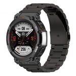 Amazfit T-Rex 2 Stilrent länkarmband i metall, Svart