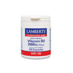 Lamberts D-vitamin - 120 kapslar 2000 iu