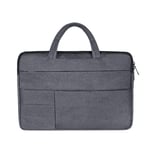 ZYDP Women's Laptop Notebook Handbag Briefcase Satchel SchoolBag Tablet Case (Color : Deep gray, Size : 14 inches)