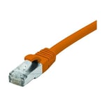CONNECT cuivre 0,30 m RJ45 Cat. 6 LSZH Câble Patch avec Protection Anti Coupure pour – Orange
