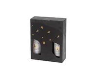 Vinbox L24,6Xw8,5Xh36cm Kartong Med Fönster Svart För 3 Flaskor, 25 St/Bnt - (25 St)