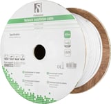 DELTACO F/UTP installationskabel, Cat6, LSZH, 305m, vit (TP-48GH)