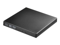 CoreParts Portable Slim - Diskenhet - Kombinerad CD-RW / DVD-ROM - 24x10x24x/8x - USB 2.0 - extern - svart
