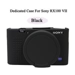 RX100 VII Noir - Housse de protection en caoutchouc souple pour appareil photo Sony RX100 III, RX100 IV, RX10