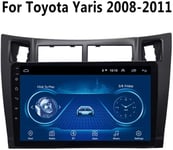 YIJIAREN GPS Navigation 9 Inch Android 8.1 Car Audio Video Multimedia Player with HD Screen, Play Store, for Toyota Yaris 2008 To 2011