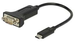 Delock USB-C til seriel RS232 adapter kabel - 15 cm