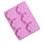 Cute Animal Footprint Silicone Cake Mold Chocolate Mould Ice Soap Fondant Sugar Craft Cookie Decorating Cake Decorating Tools