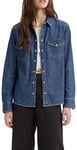 Levi's Women's Iconic Western Shirt, Air Space 3, XL