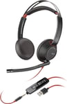 Poly Blackwire 5220 - Stereohörlurar med sladd och USB-A