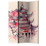 Skærmvæg - Shogun House - 135 x 172 cm - Dobbeltsidet