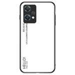 OnePlus Nord CE 2 Lite (5G) Deksel med Glassbakside - Hello - Hvit