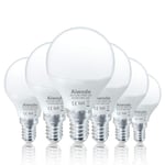 Aiwode 5.5W E14 LED Light Bulbs,Warm White 2700K,Equivalent 40W Halogen Lampe,470lm Ra80,G45 Small Edison Screw Golf Ball Bulb, Pack of 6.